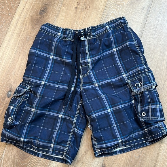 OP Plaid Board Shorts Swim Trunks Swimsuit Plaid - Picture 8 of 8